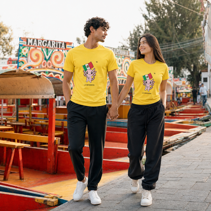 Playera Axoloteria La Bandera Ajolote