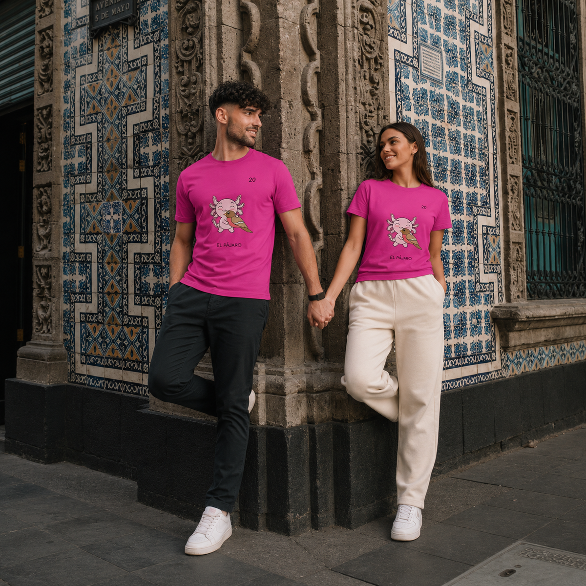 Playera Axoloteria El Pajaro Ajolote