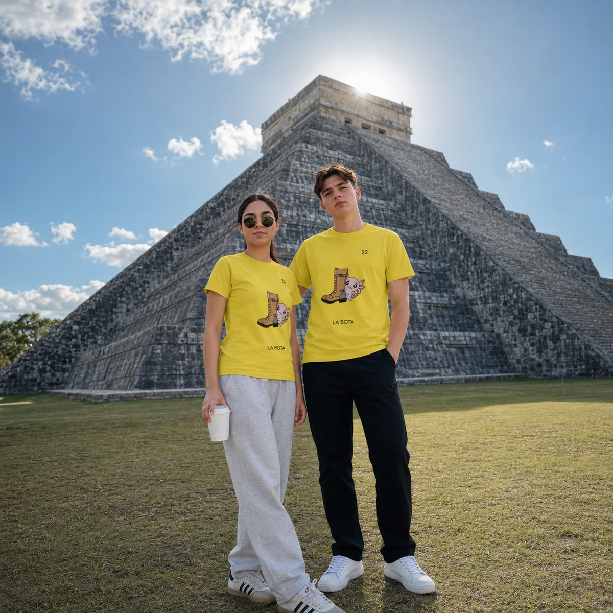 Playera Axoloteria La Bota Ajolote