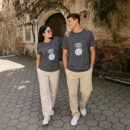 Playera Axoloteria La Luna Ajolote