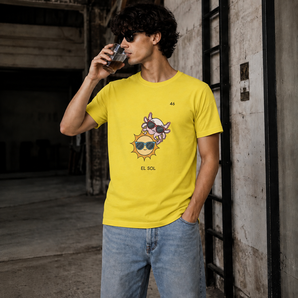 Playera Axoloteria El Sol Ajolote