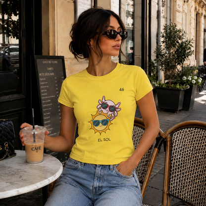 Playera Axoloteria El Sol Ajolote