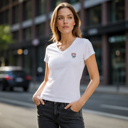 Playera Cuello V Axoloteria El Bailador Ajolote Adulto