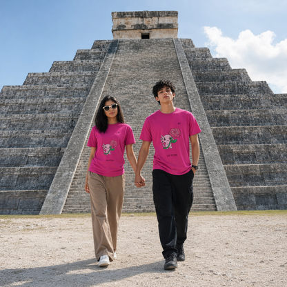 Playera Axoloteria La Rosa Ajolote