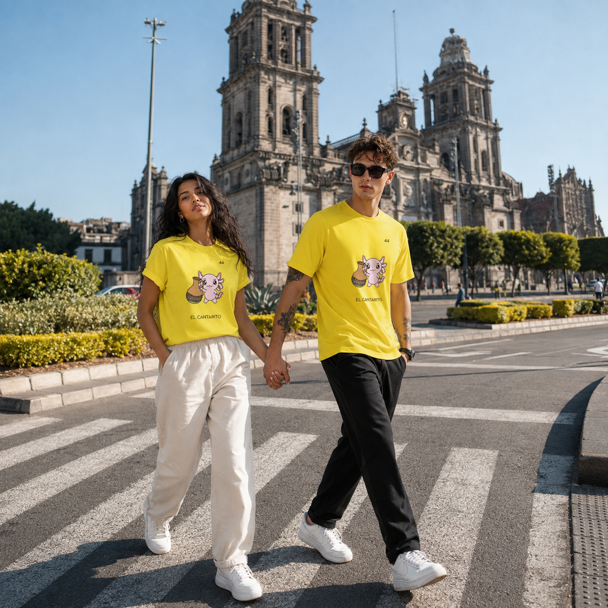 Playera Axoloteria El Cantarito Ajolote