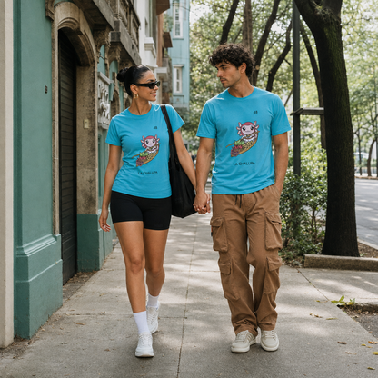 Playera Axoloteria La Chalupa Ajolote