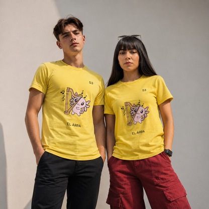 Playera Axoloteria El Arpa Ajolote