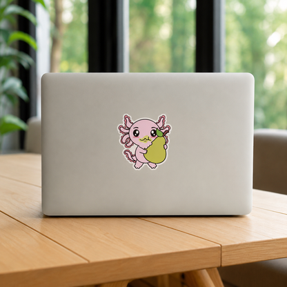Sticker Axoloteria La Pera Ajolote