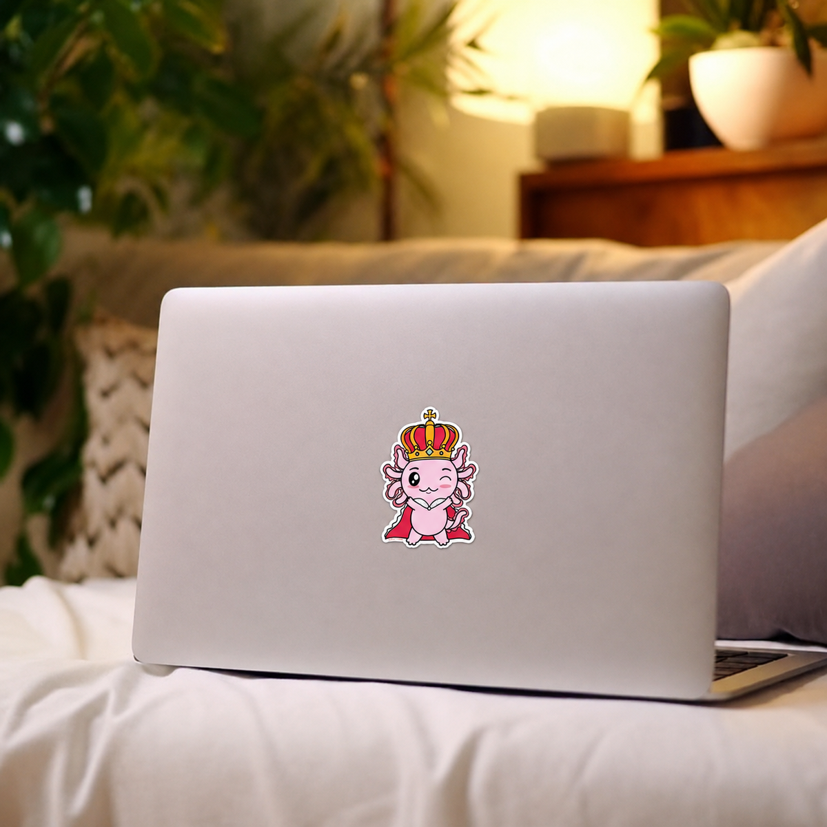 Sticker Axoloteria La Corona Ajolote