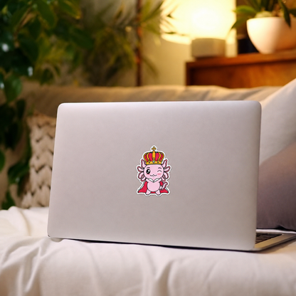 Sticker Axoloteria La Corona Ajolote