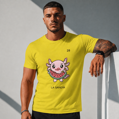 Playera Axoloteria La Sandia Ajolote