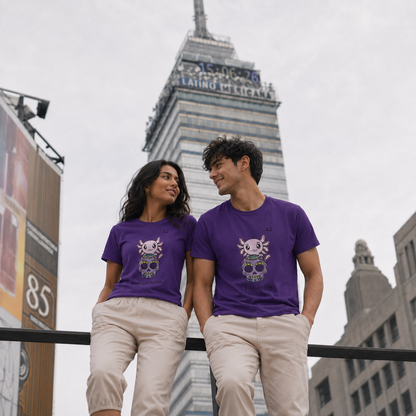 Playera Axoloteria La Calavera Ajolote