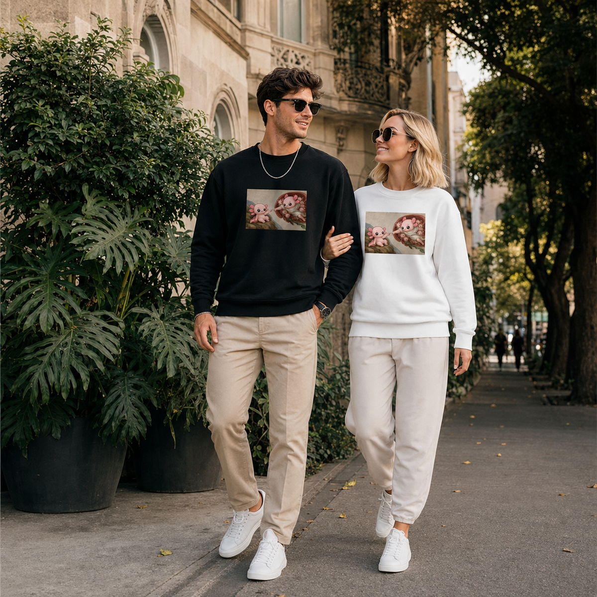 Sudadera Ajolotito Toque Ajolote Unisex