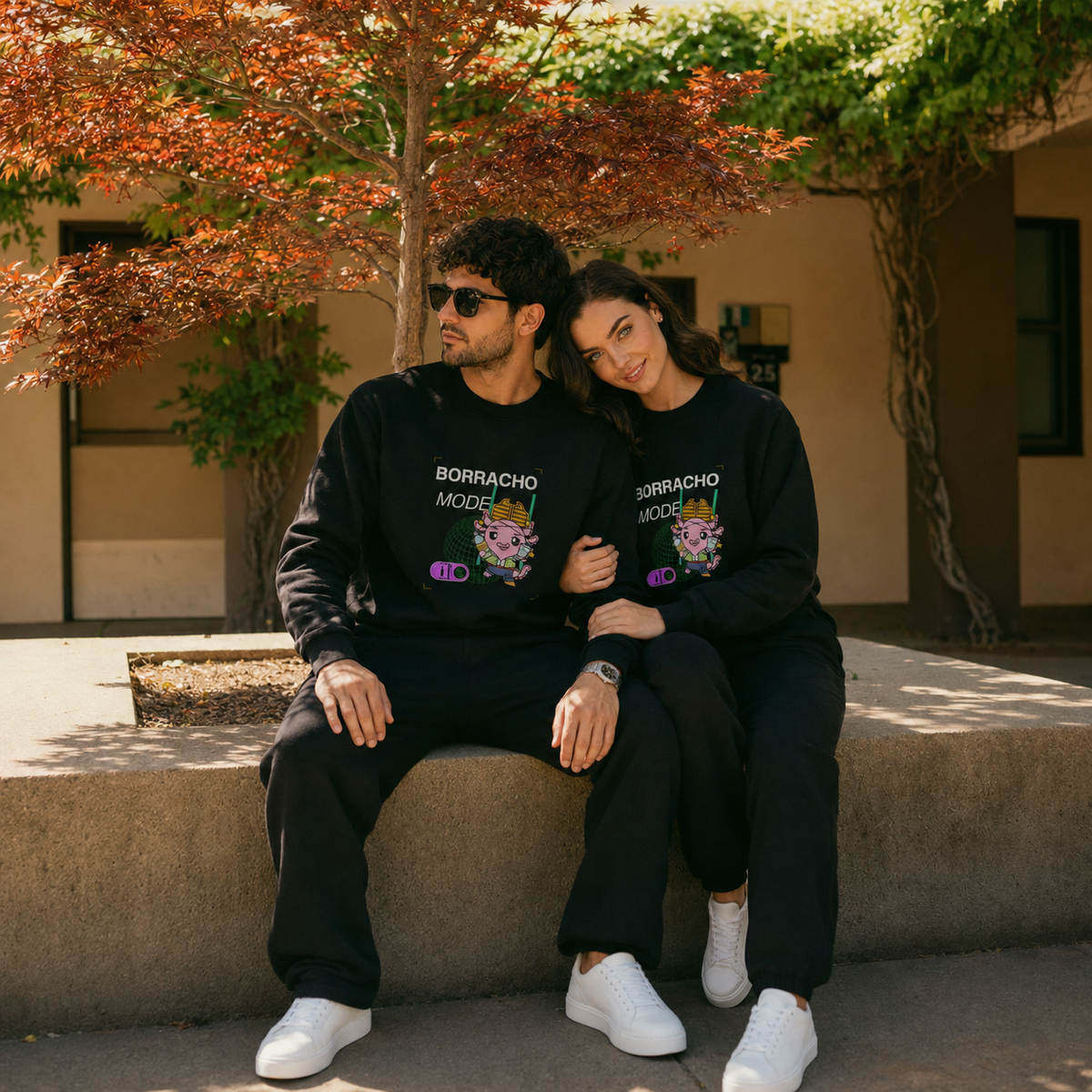 Sudadera Ajolotito Borracho Unisex