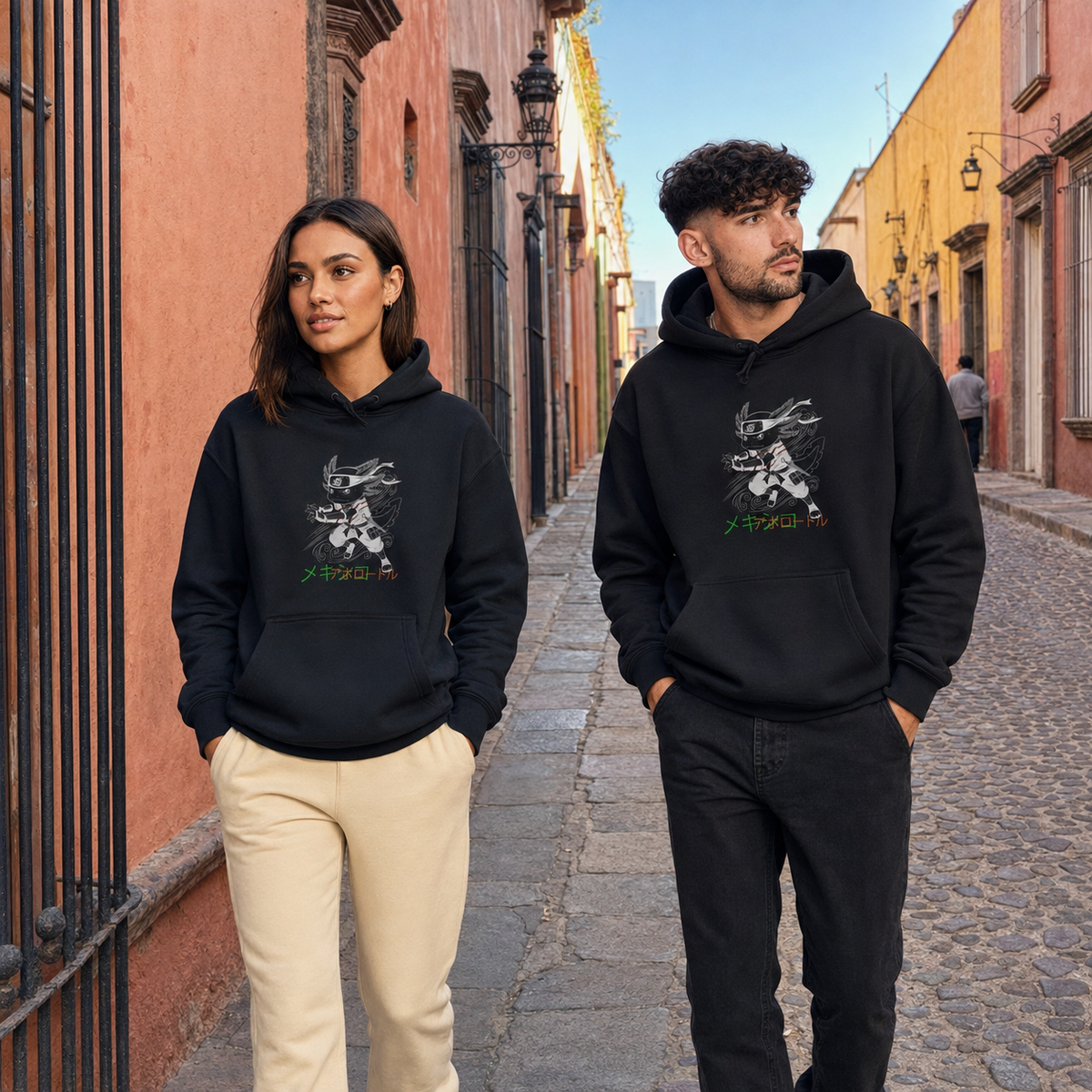 Hoodie Ajolotito Shinobi Unisex