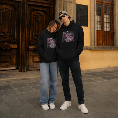 Hoodie Ajolotito Azteca Unisex