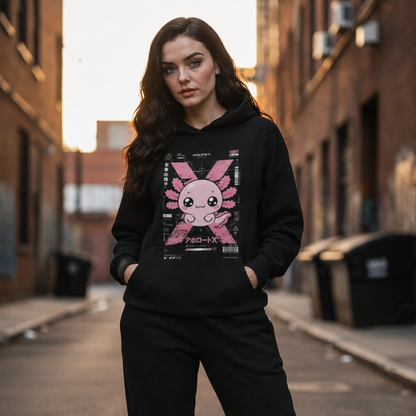 Hoodie Ajolotito Axolote-X Unisex
