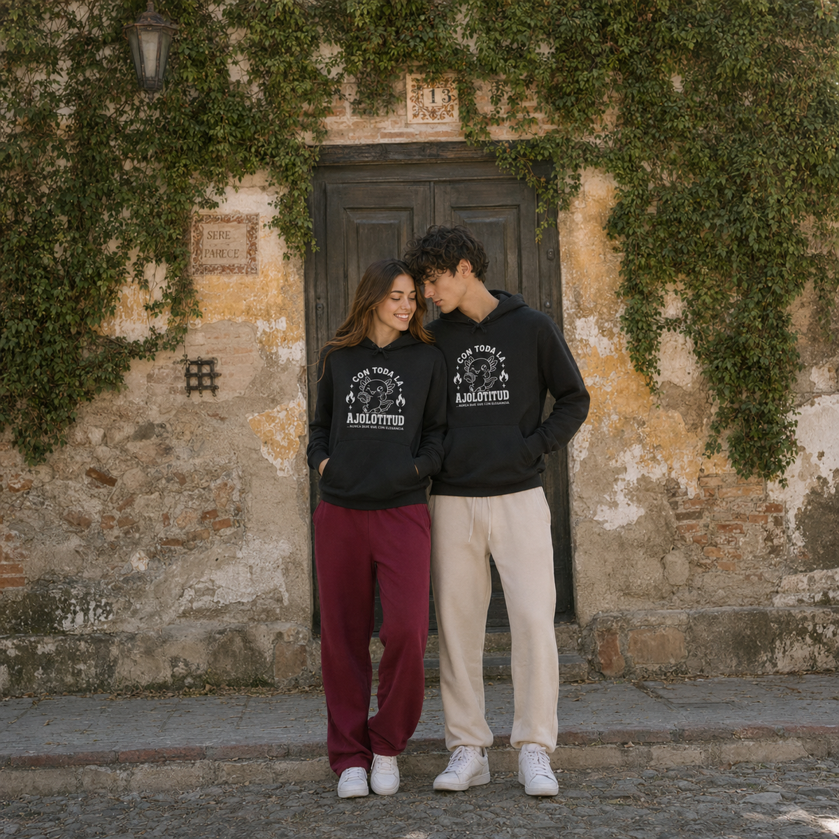 Hoodie Ajolotito Ajolotitud Unisex