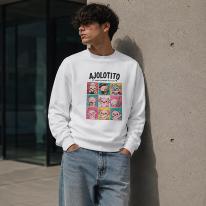 Sudadera Ajolotito Mexicano Unisex