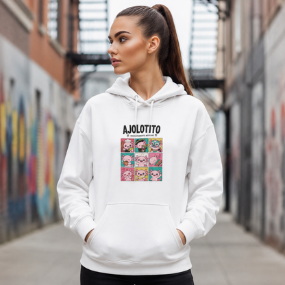 Hoodie Ajolotito Mexicano Unisex