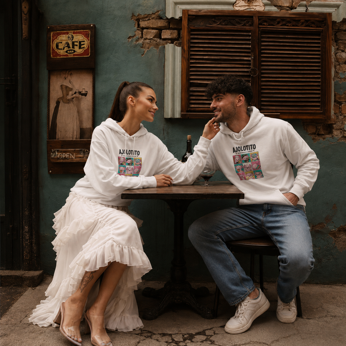 Hoodie Ajolotito Mexicano Unisex