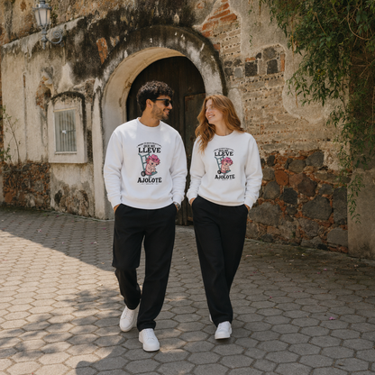 Sudadera Ajolotito Que Me Lleve Unisex
