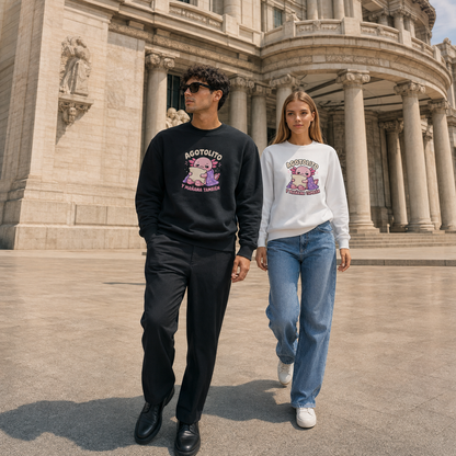 Sudadera Ajolotito Agotolito Unisex