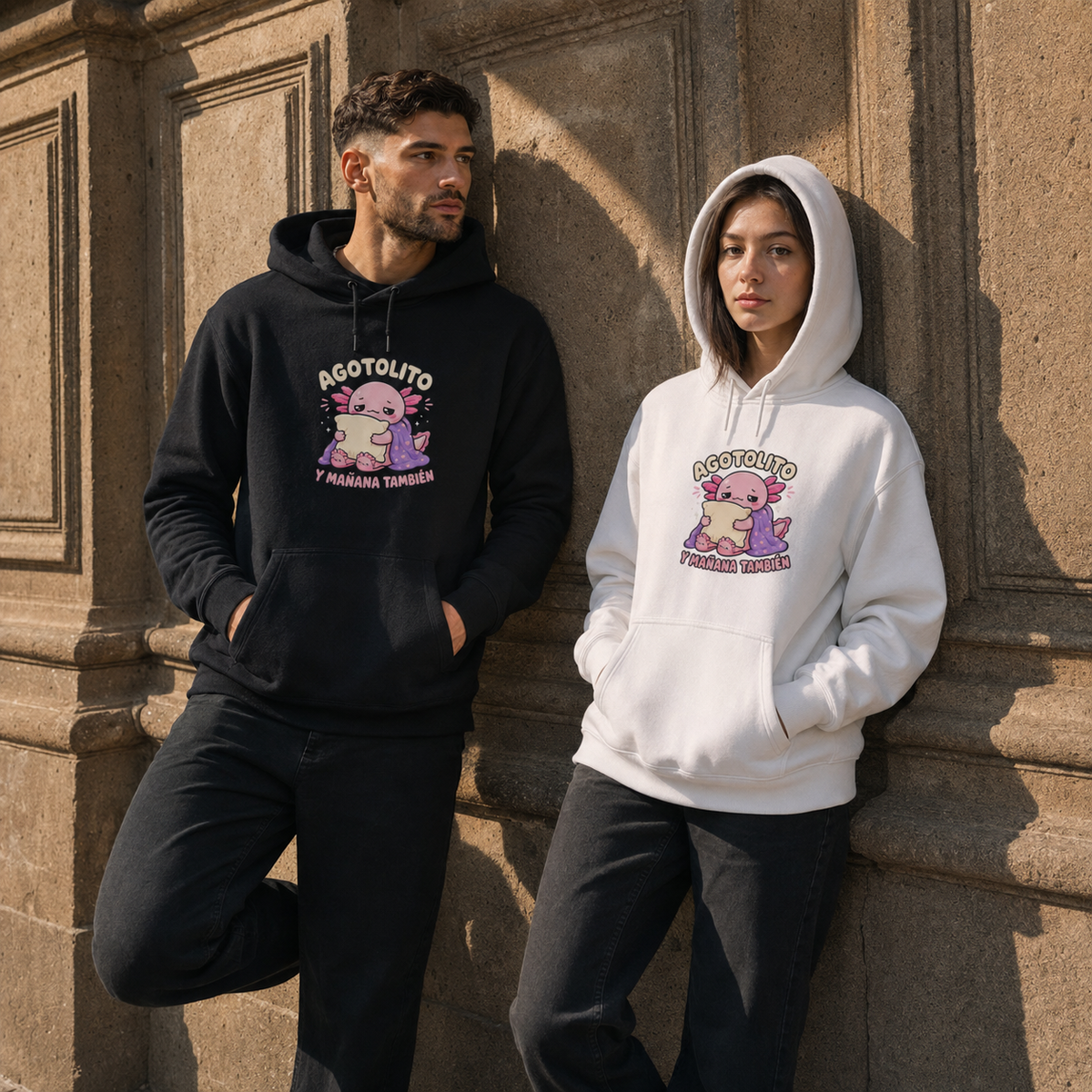 Hoodie Ajolotito Agotolito Unisex