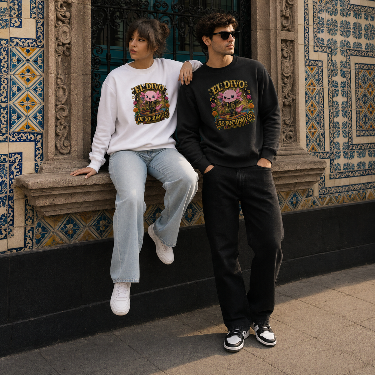 Sudadera Ajolotito El Divo Unisex