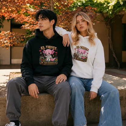 Hoodie Ajolotito El Triste Unisex