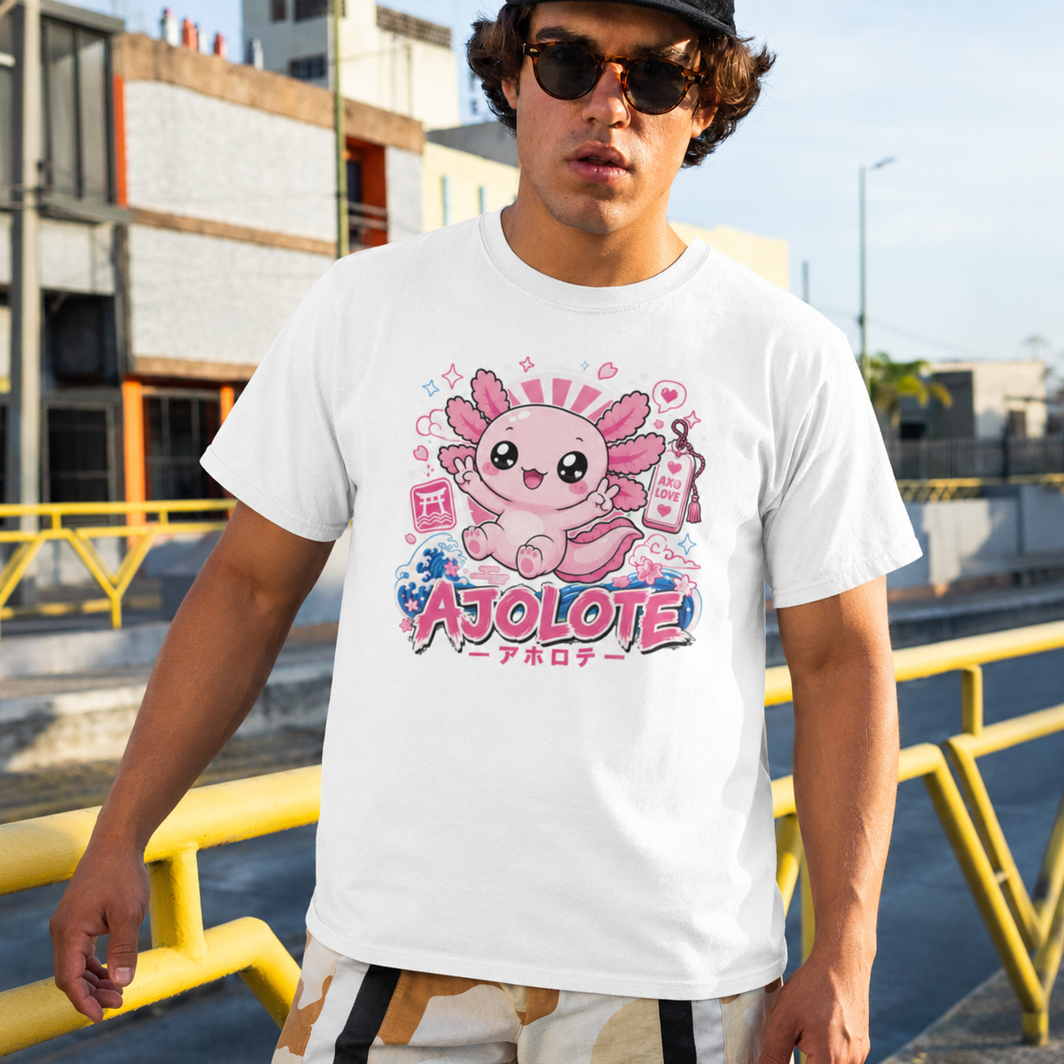 Playera Ajolotito Tokio