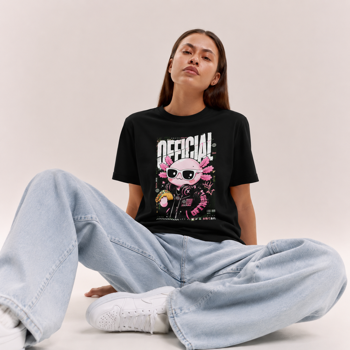 Playera Ajolotito Oficial
