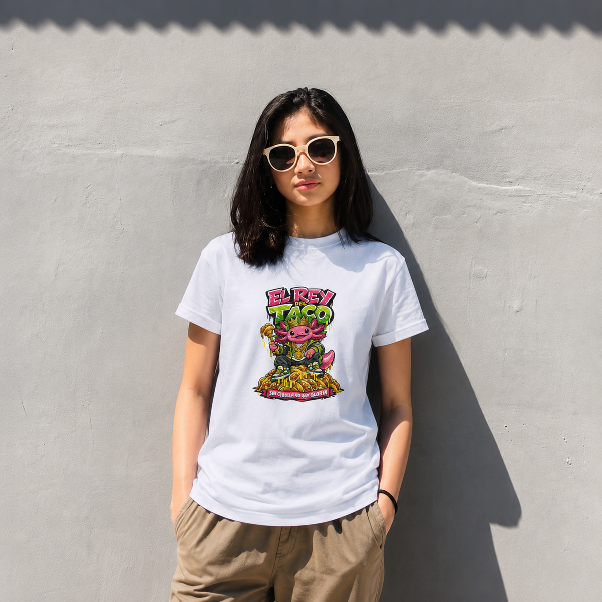 Playera Ajolotito El Rey Taco
