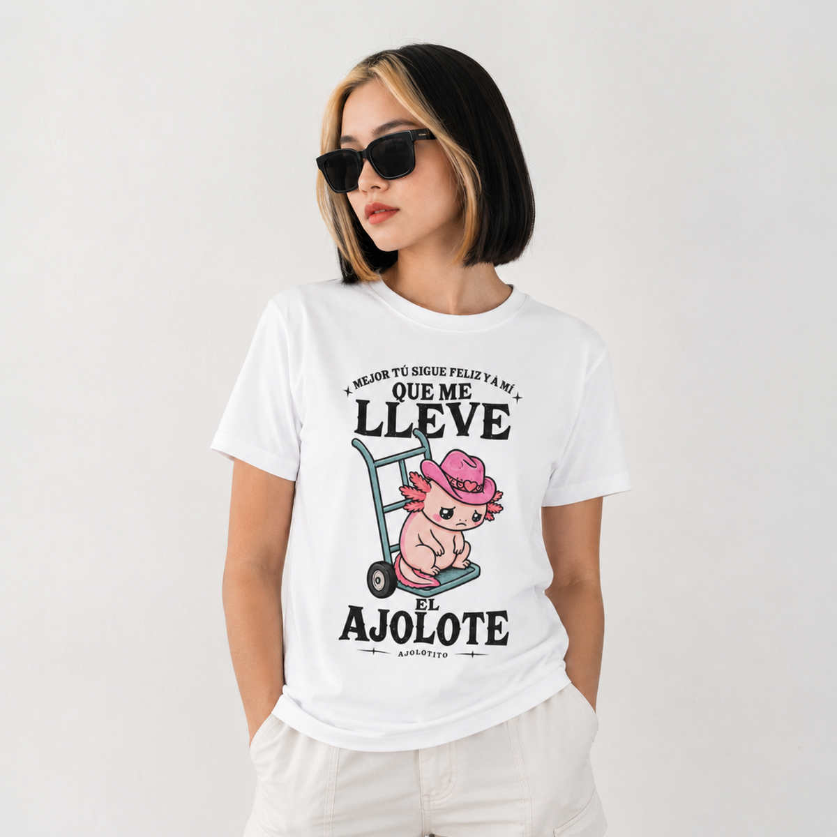 Playera Ajolotito Que Me Lleve