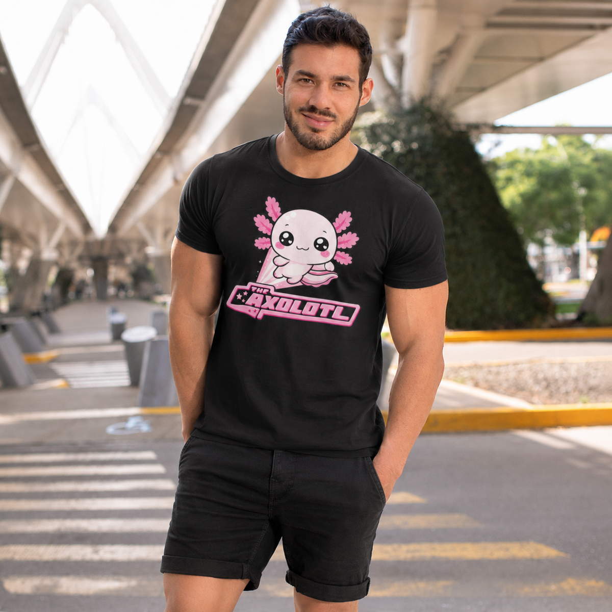 Playera Ajolotito The Axolotl
