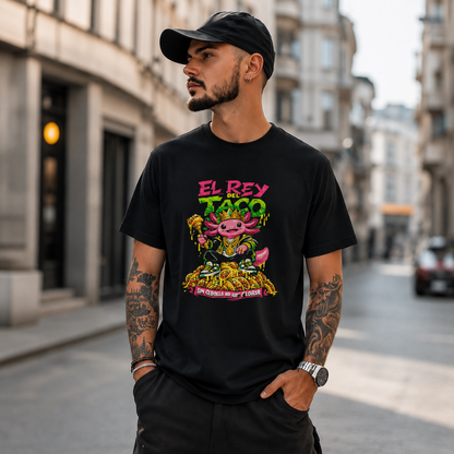 Playera Ajolotito El Rey Taco