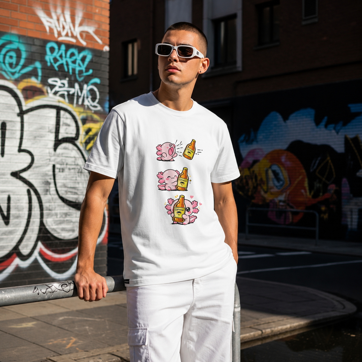Playera Ajolotito Chela