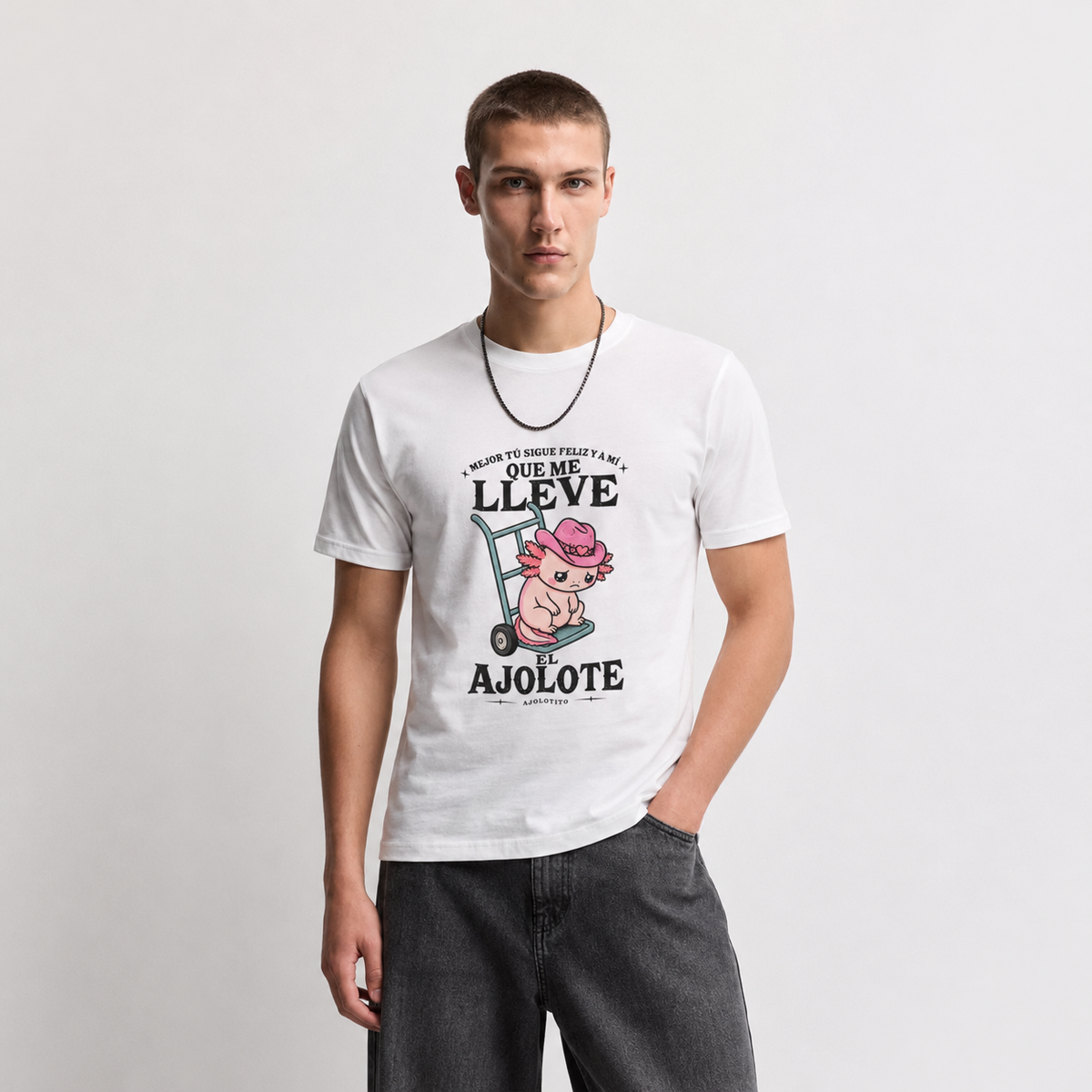 Playera Ajolotito Que Me Lleve