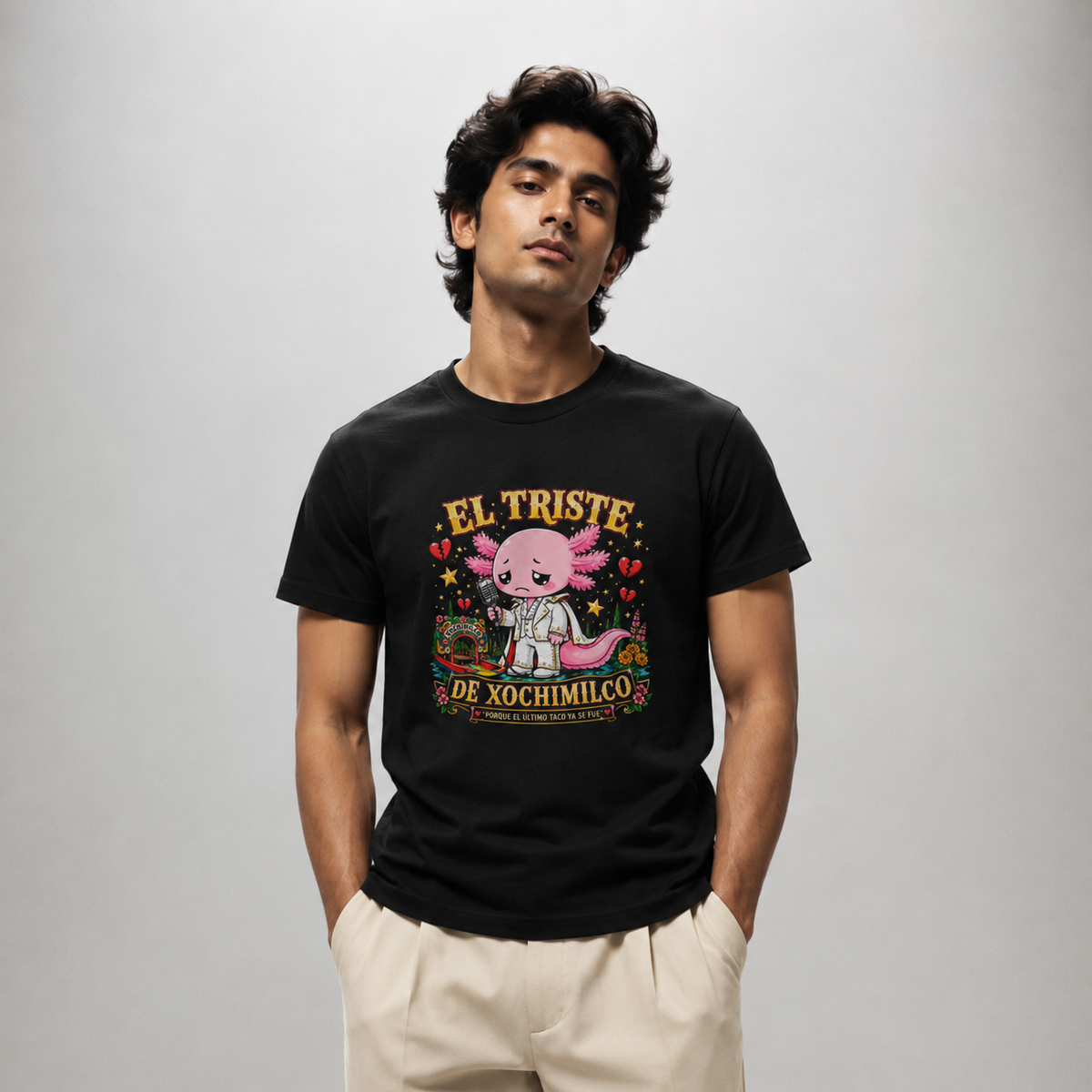 Playera Ajolotito El Triste