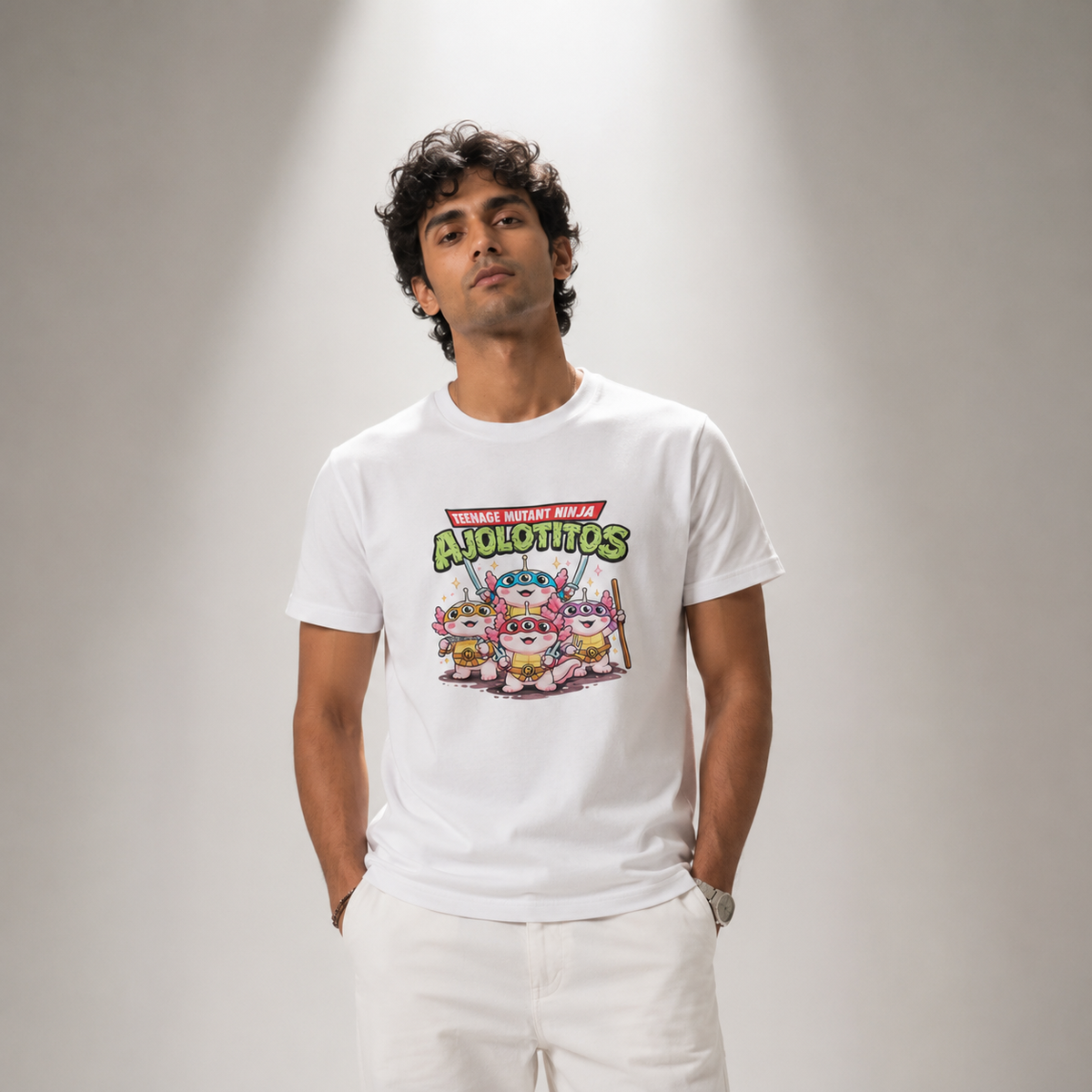 Playera Ajolotito Marcianito
