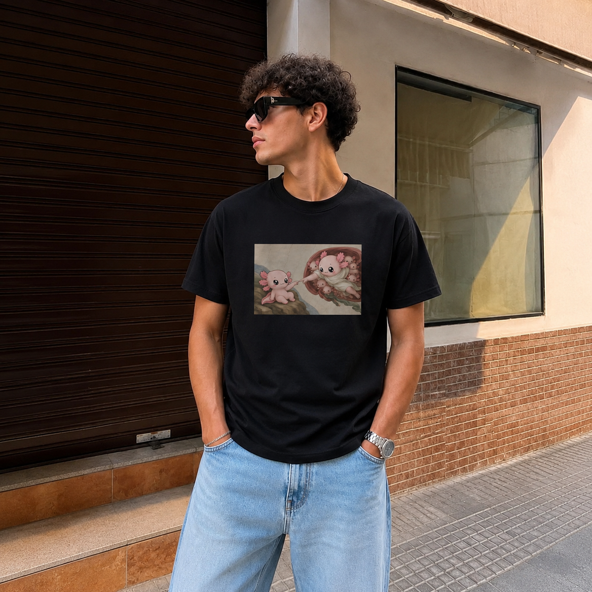 Playera Ajolotito Toque Ajolote