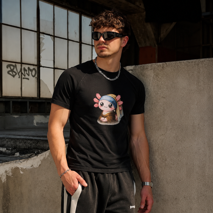 Playera Ajolotito Perla Rosa