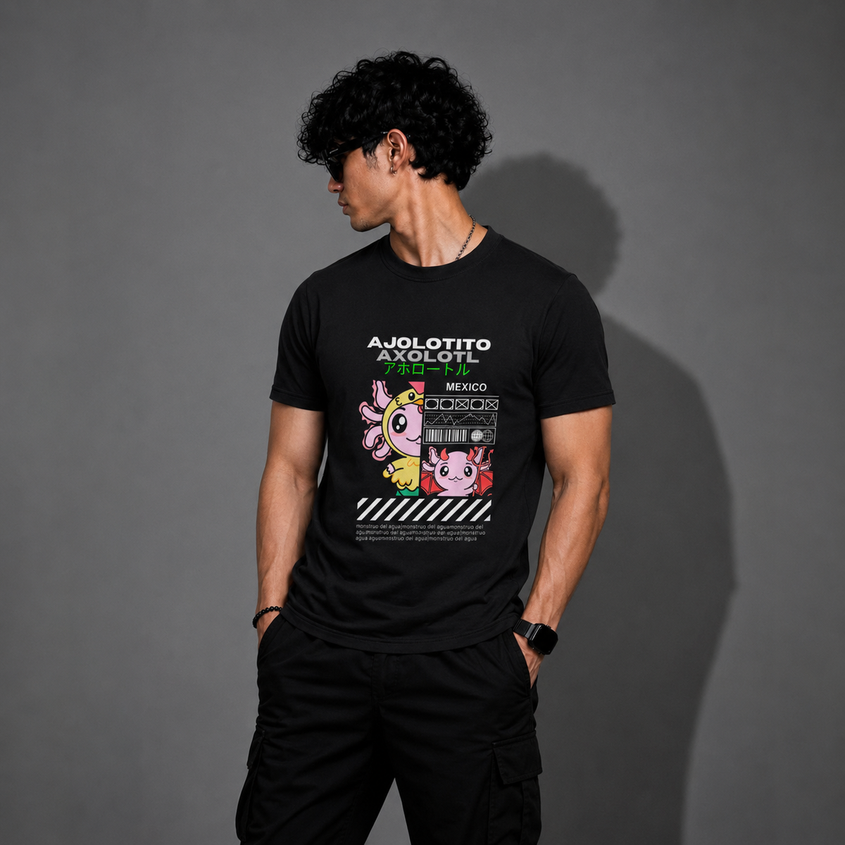 Playera Ajolotito Axolotl
