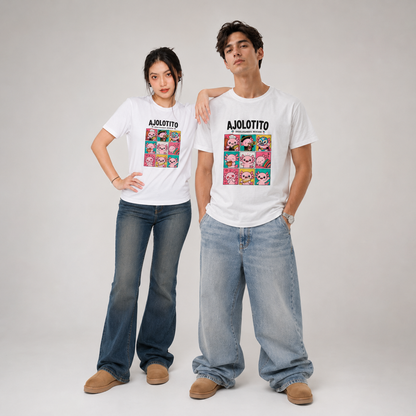 Playera Ajolotito Mexicano