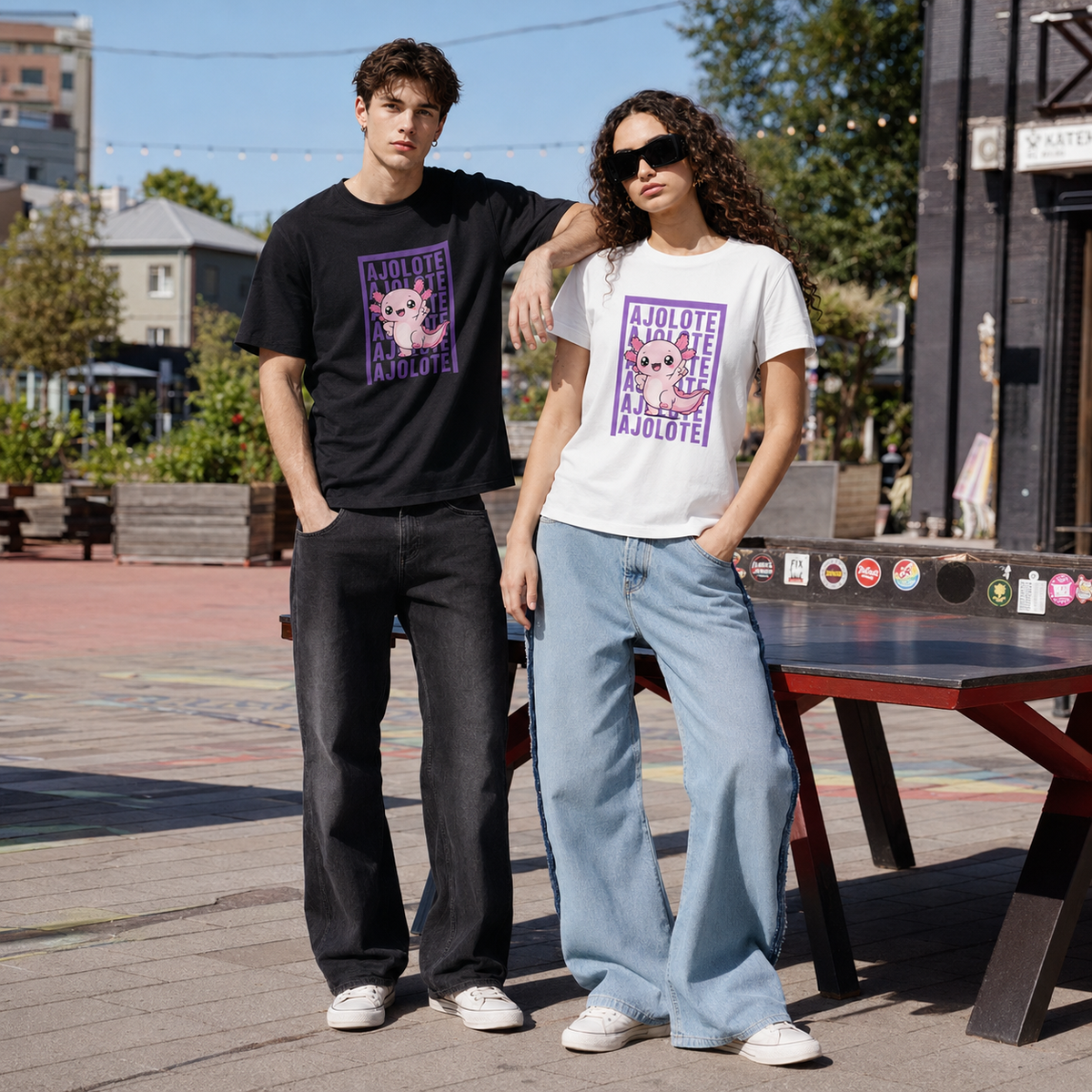 Playera Ajolotito Ajolote