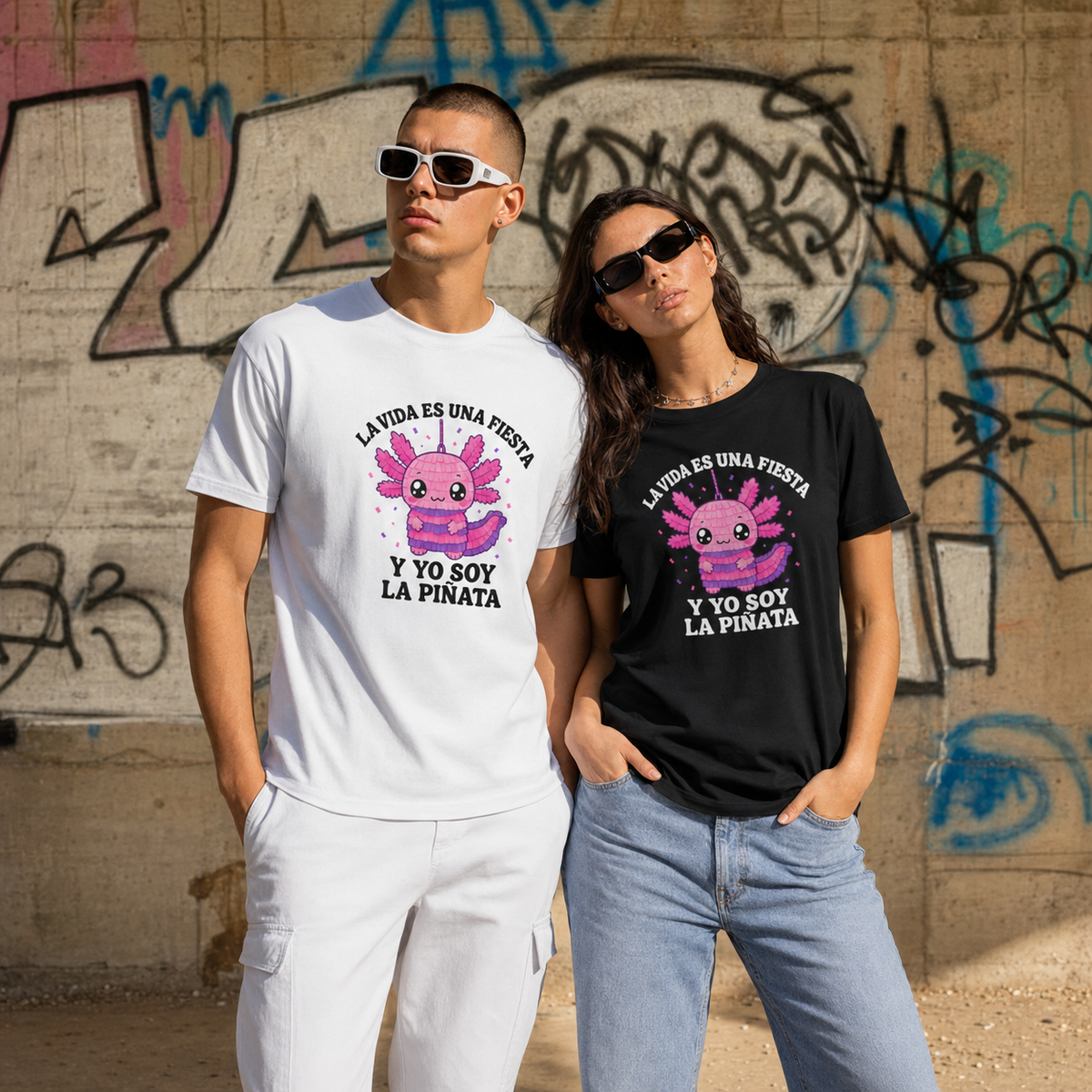 Playera Ajolotito Soy La Piñata
