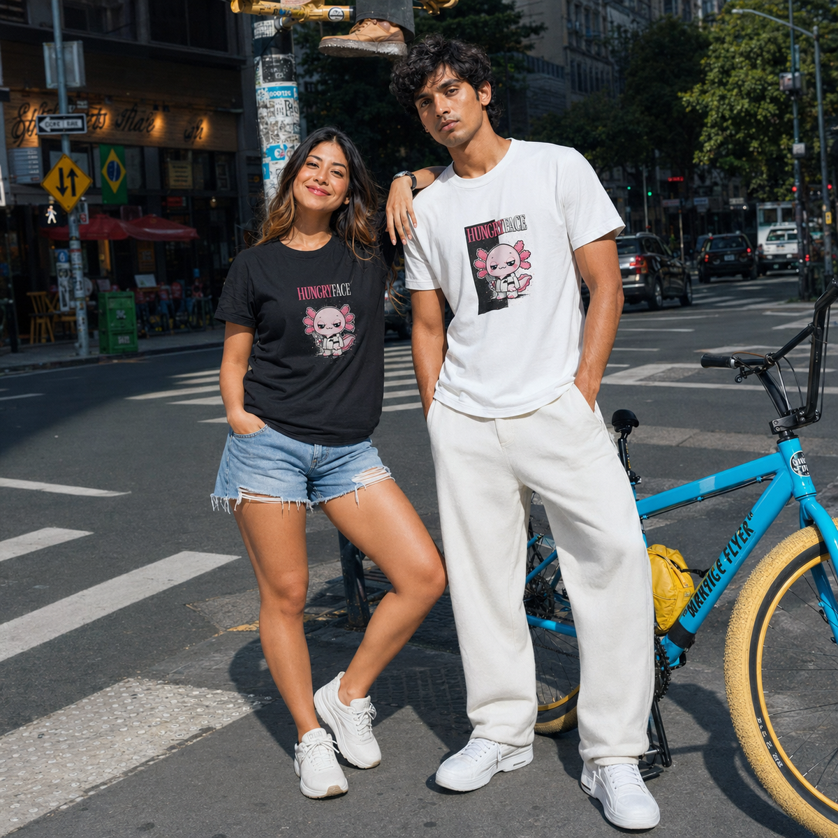 Playera Ajolotito HungryFace