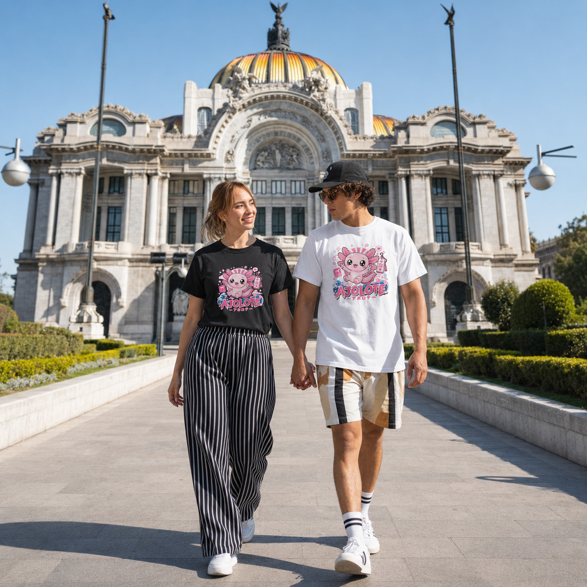 Playera Ajolotito Tokio