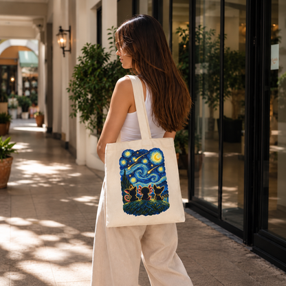 Bolsa Amigos Bajo La Noche Estrellada