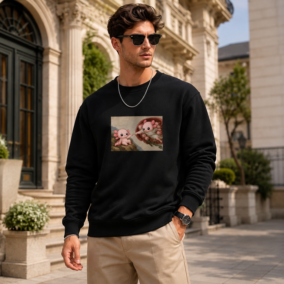 Sudadera Ajolotito Toque Ajolote Unisex